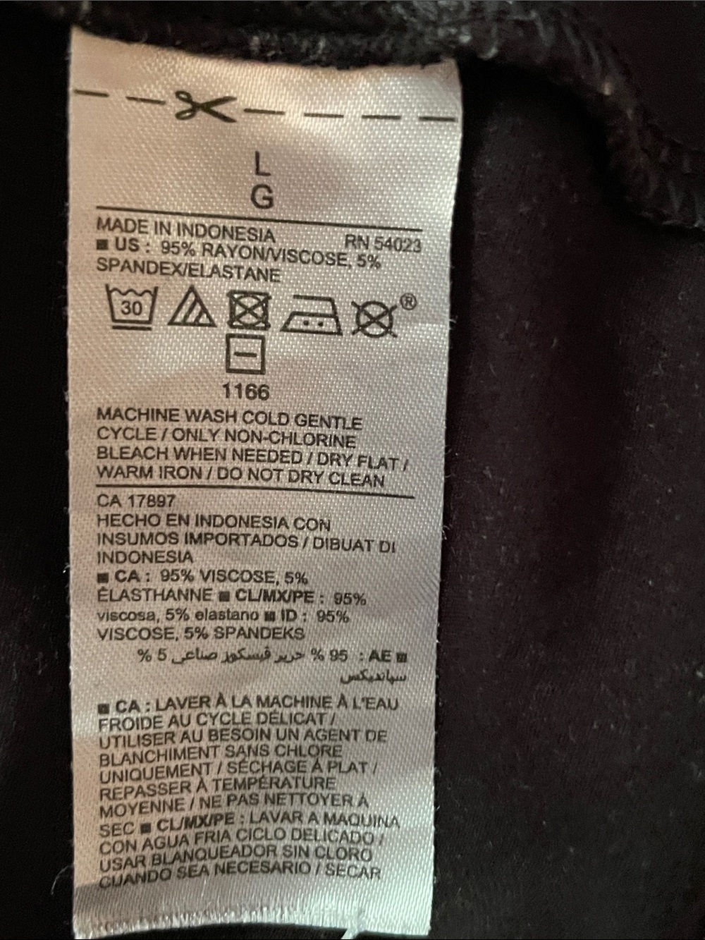 Old Navy Black & Tan Sleeveless Geometric Swing Dress, L - Picture 5 of 5